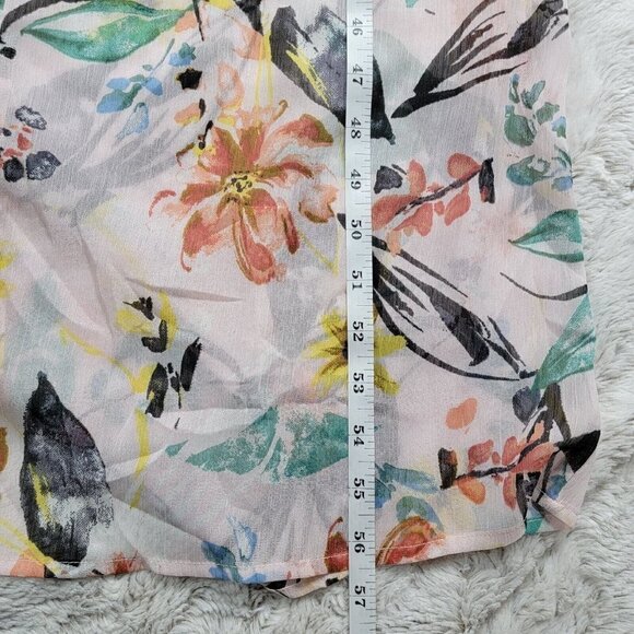 Bcbgeneration Aloha Floral Maxi Dress Pink NWT Size S - Picture 11 of 13